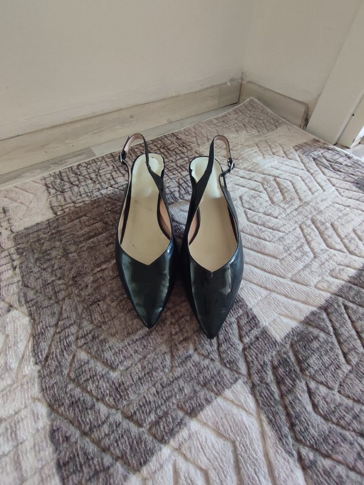 Kadın Siyah Stiletto Topuklu Ayakkabı - Görsel 4