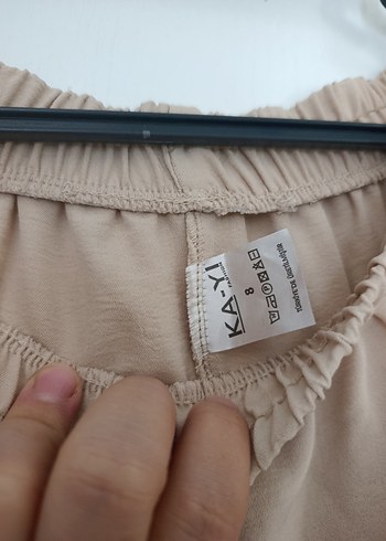 Bej Kadın  Salaş Pantolon - Görsel 2