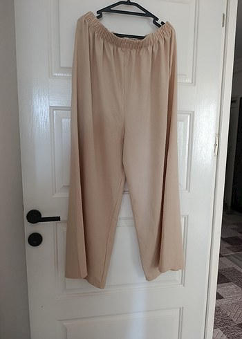 Bej Kadın  Salaş Pantolon - Görsel 3