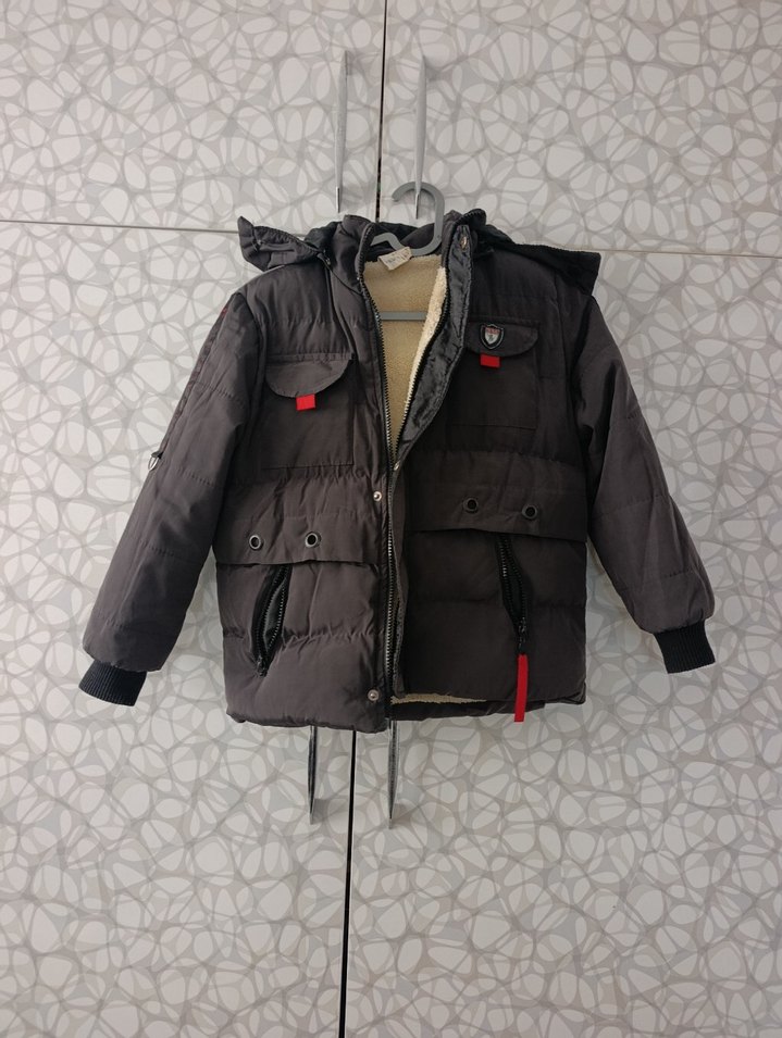 Erkek Çocuk Kürklü  Mont - Görsel 4