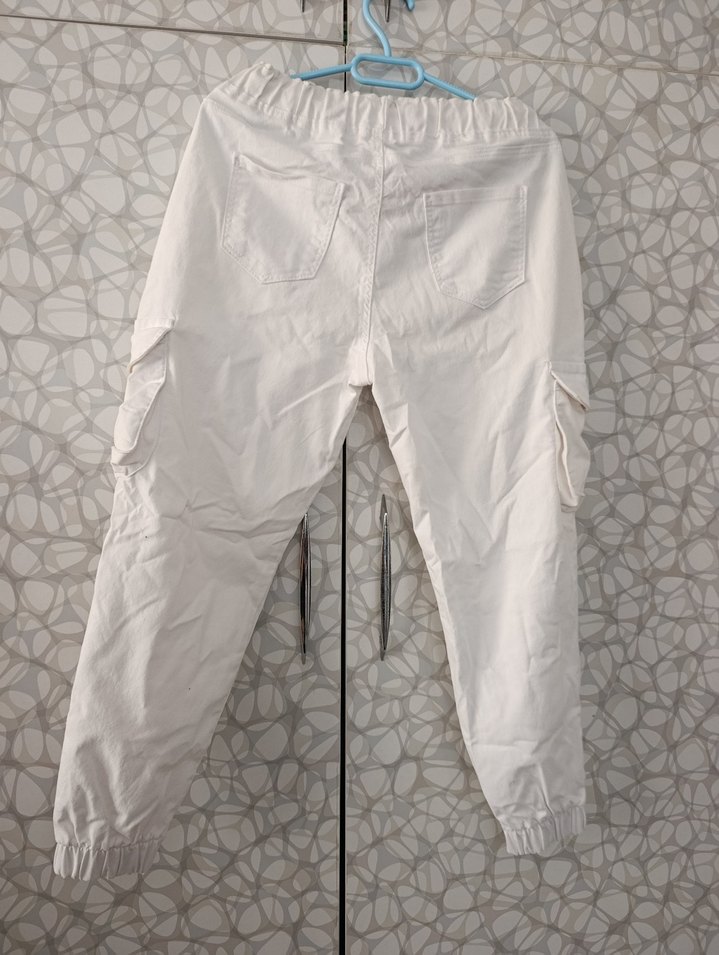 kadın beli lastikli kot - Görsel 2