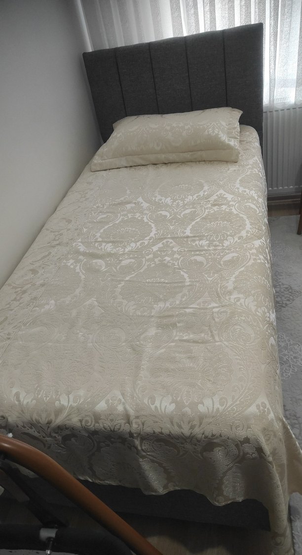 desenleri capiccona rengi Yatak Örtüsü 2 adet yastık kılıficinde - Görsel 3