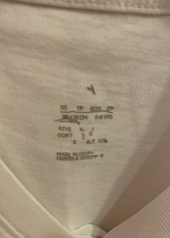 7 Yaş Beden beyaz Renk Beyaz Nike Baskılı Tişört