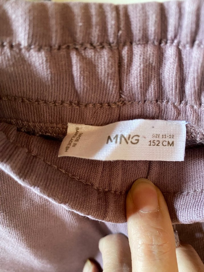 Mor Rahat Kesim Midi Eşofman Altı - Görsel 3