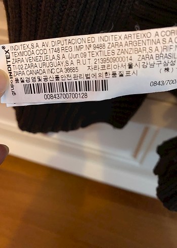 Kız Çocuk Düğmeli Kahverengi Triko Hırka - Görsel 4