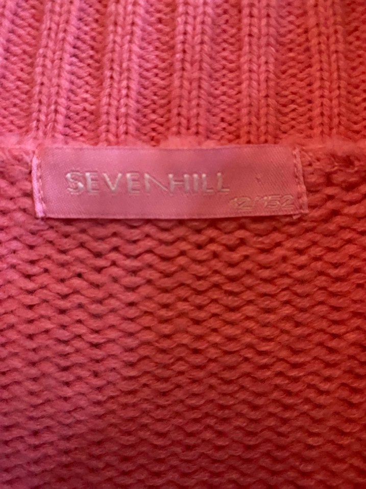 Nakışlı Pembe Kız Çocuk Triko Hırka - Görsel 3