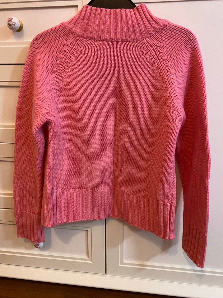 Nakışlı Pembe Kız Çocuk Triko Hırka - Görsel 4