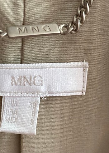 Bej Düğmeli Kadın Blazer Ceket - Görsel 3