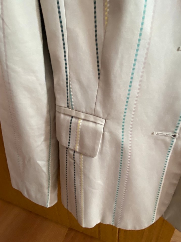 Bej Düğmeli Kadın Blazer Ceket - Görsel 5