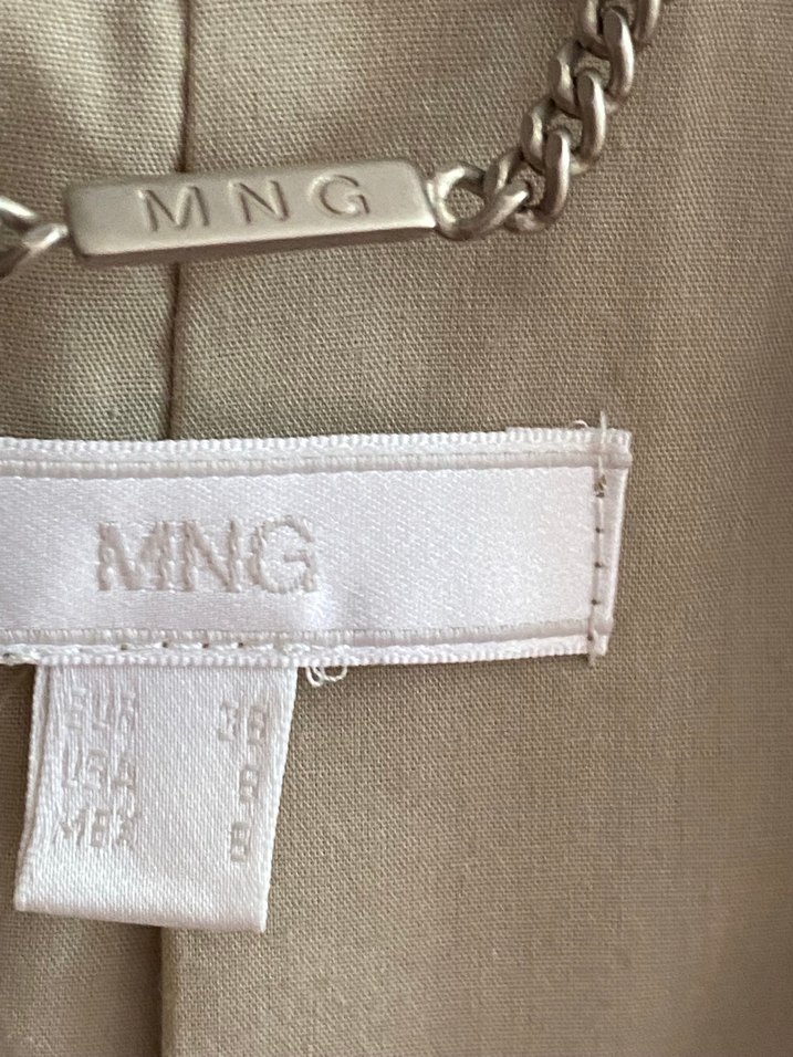 Bej Düğmeli Kadın Blazer Ceket - Görsel 3