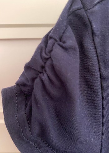 Kız Çocuk Lacivert Pilili Elbise - Görsel 5