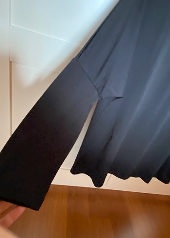 Siyah Salaş Uzun Kollu Kadın Bluz - Görsel 2