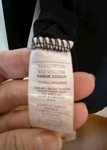 Siyah Salaş Uzun Kollu Kadın Bluz - Görsel 5