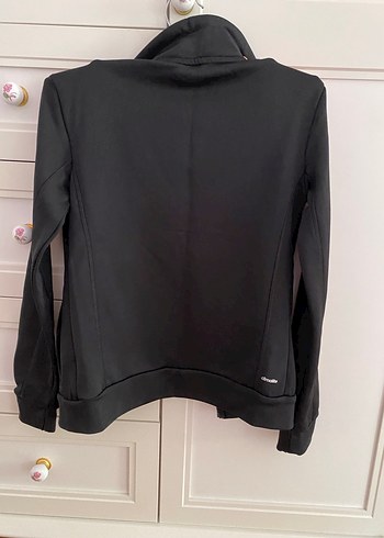 Turuncu Şeritli Siyah Kadın Eşofman takımı - Görsel 9