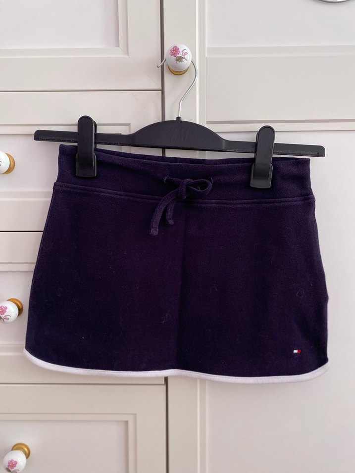 Lacivert Mini Tenis Etek ve Polo yaka tişörtler - Görsel 2