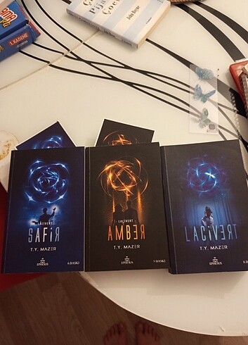 Lacivert safir amber T.Y Mazer serisi