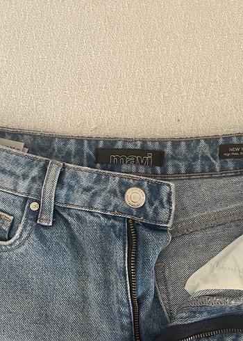 diğer Beden mavi Renk Mavi Normal Kesim Midi Boy Kadın Kot Pantolon 24/26