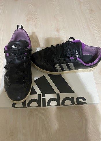 Mor Detaylı Adidas Kadın Spor Ayakkabı - Görsel 2