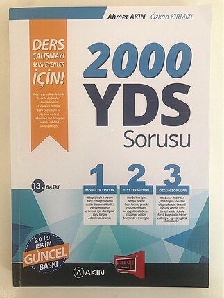 Akın dil 2000 yds sorusu