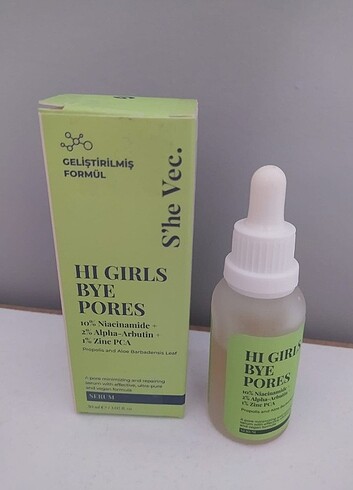 hi girls bye pores serum