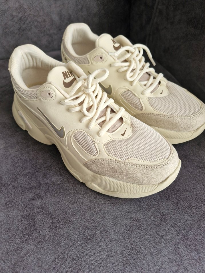 Erkek Nike krem bağcıklı Spor Ayakkabı - Görsel 2