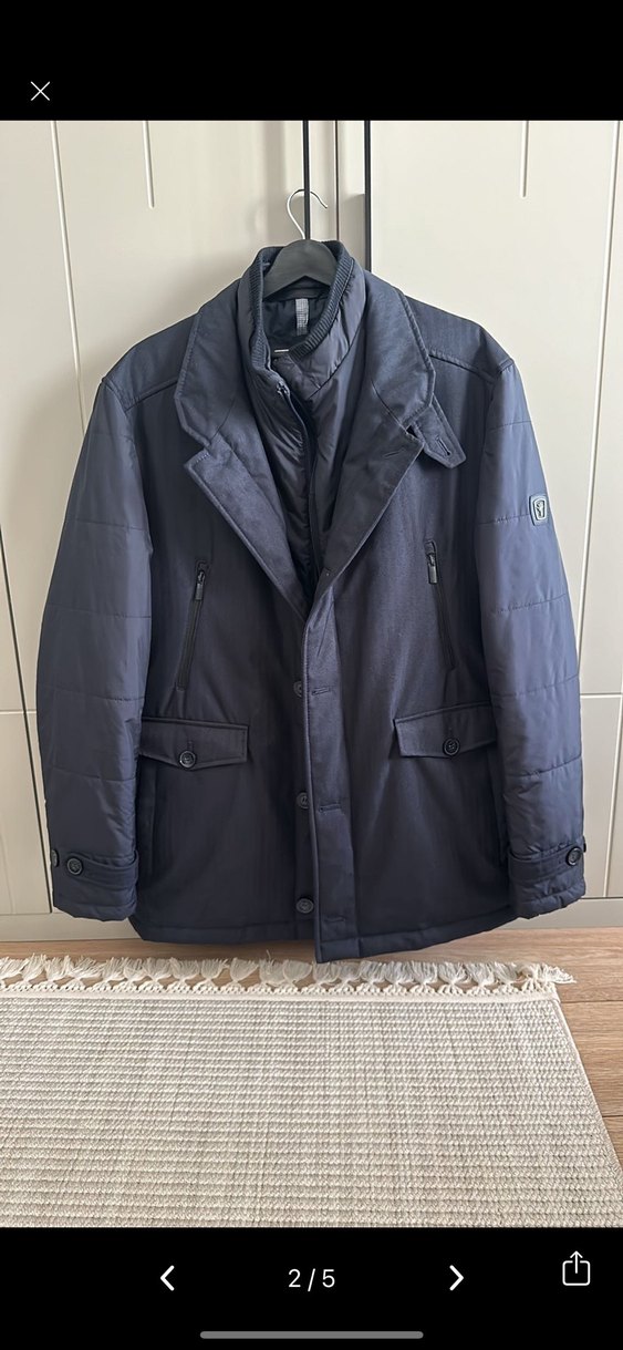 Lacivert altinyildiz mont - Görsel 2