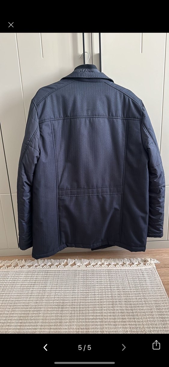 Lacivert altinyildiz mont - Görsel 5