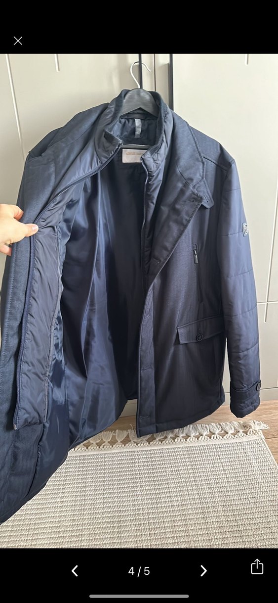 Lacivert altinyildiz mont - Görsel 4