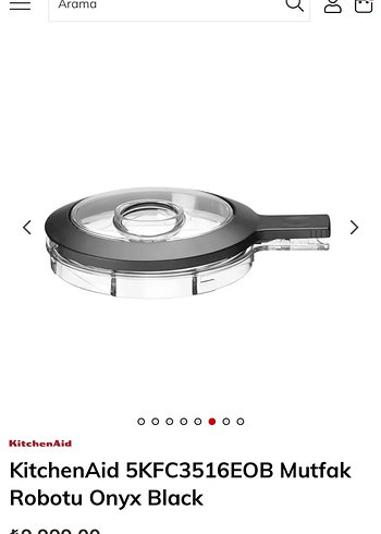 KitchenAid Onyx Black Mutfak Robotu 5KFC3516EOB - Görsel 6
