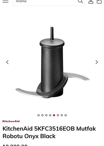 KitchenAid Onyx Black Mutfak Robotu 5KFC3516EOB - Görsel 5
