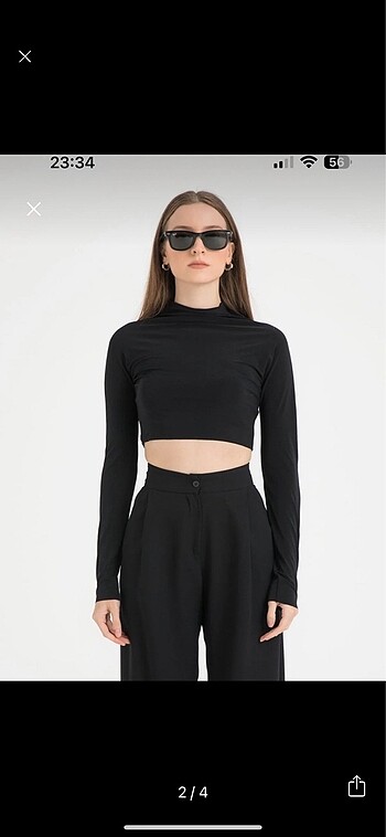 Sheinside Crop bluz