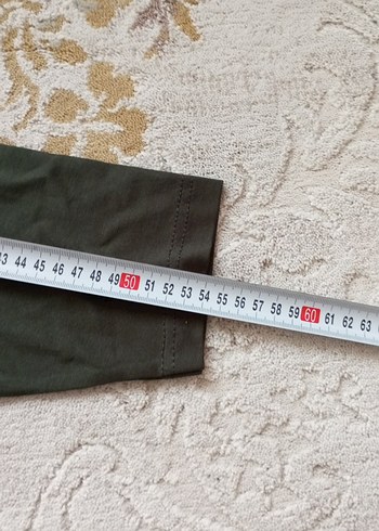 Uzun Kollu terletmez yeşil Kadın Tunik - Görsel 7