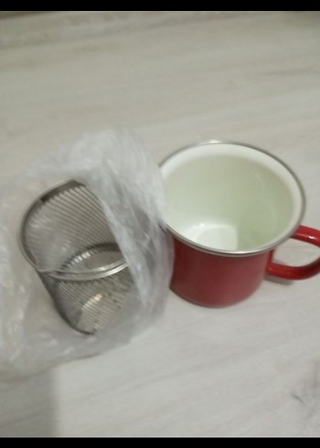 Bonera Kırmızı Emaye Derin Kızartma Tavası 12 cm - Görsel 5