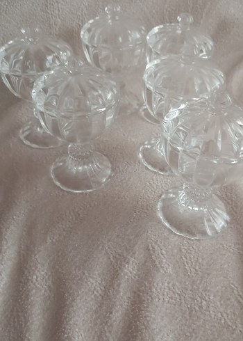 Bej Cam Lokumluk 6'lı Set - Görsel 4