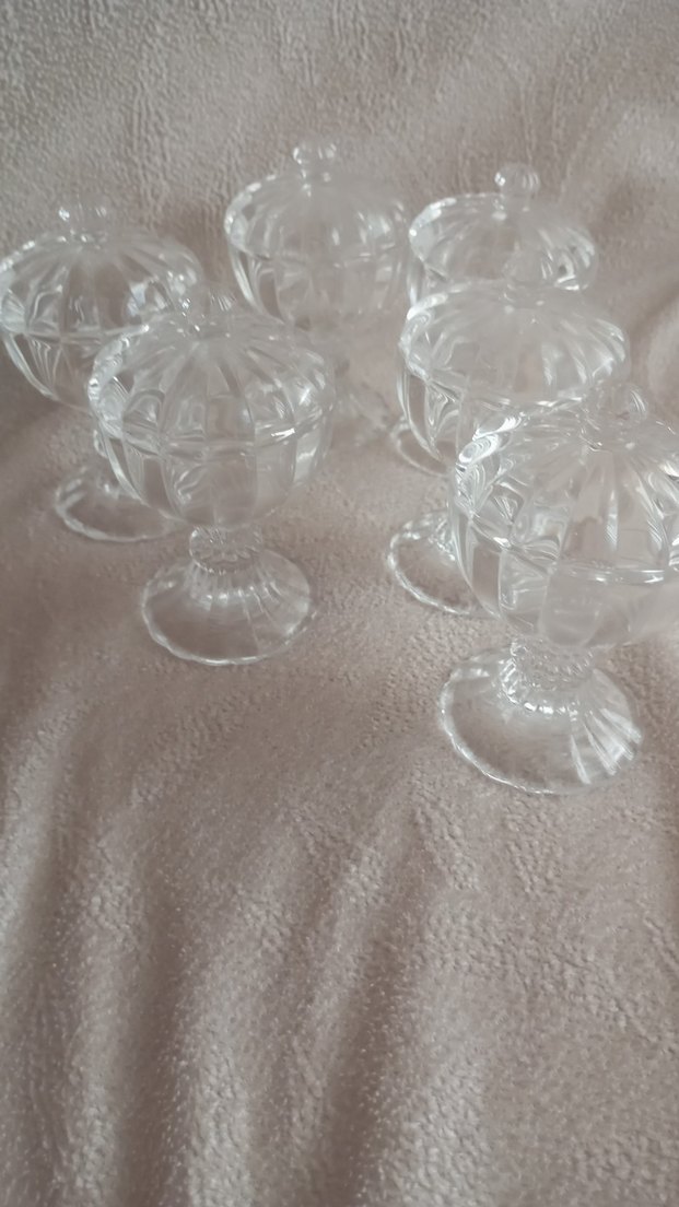 Bej Cam Lokumluk 6'lı Set - Görsel 4