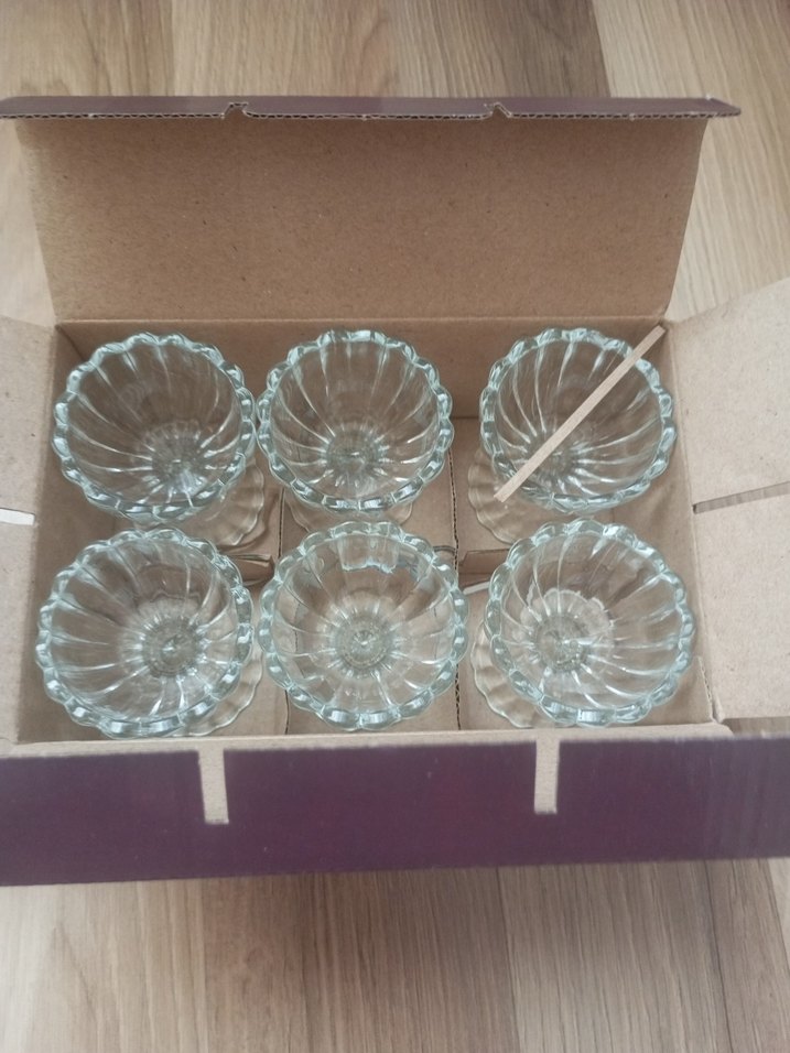 Bej Cam Lokumluk 6'lı Set - Görsel 2