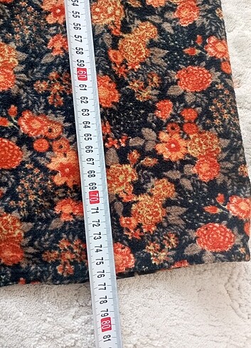 Turuncu renk çiçekli Şalvar - Görsel 5