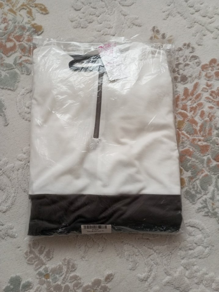 Gri Uzun Kollu Spor Salaş Tunik TAKIM - Görsel 4