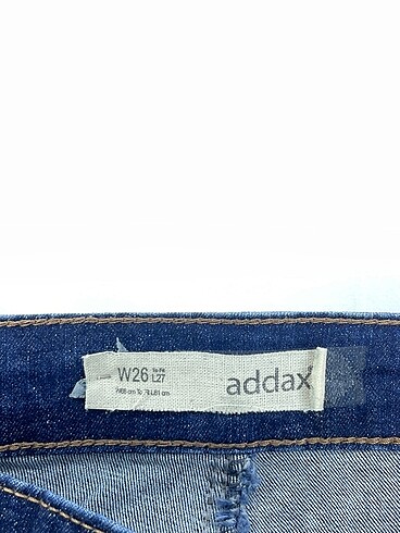 26 Beden lacivert Renk Addax Jean / Kot %70 İndirimli.