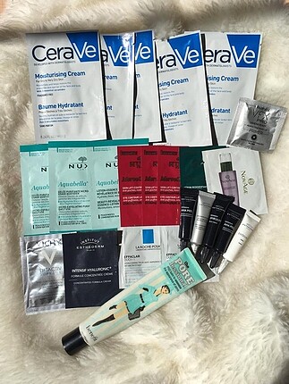 Cerave nuxe benefit la Roche posay cilt bakım ürünleri