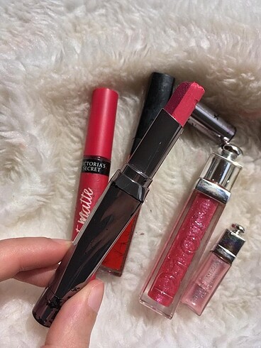  Beden Renk Victoria?s secret cream lip stain az kullandım Nars gloss denend