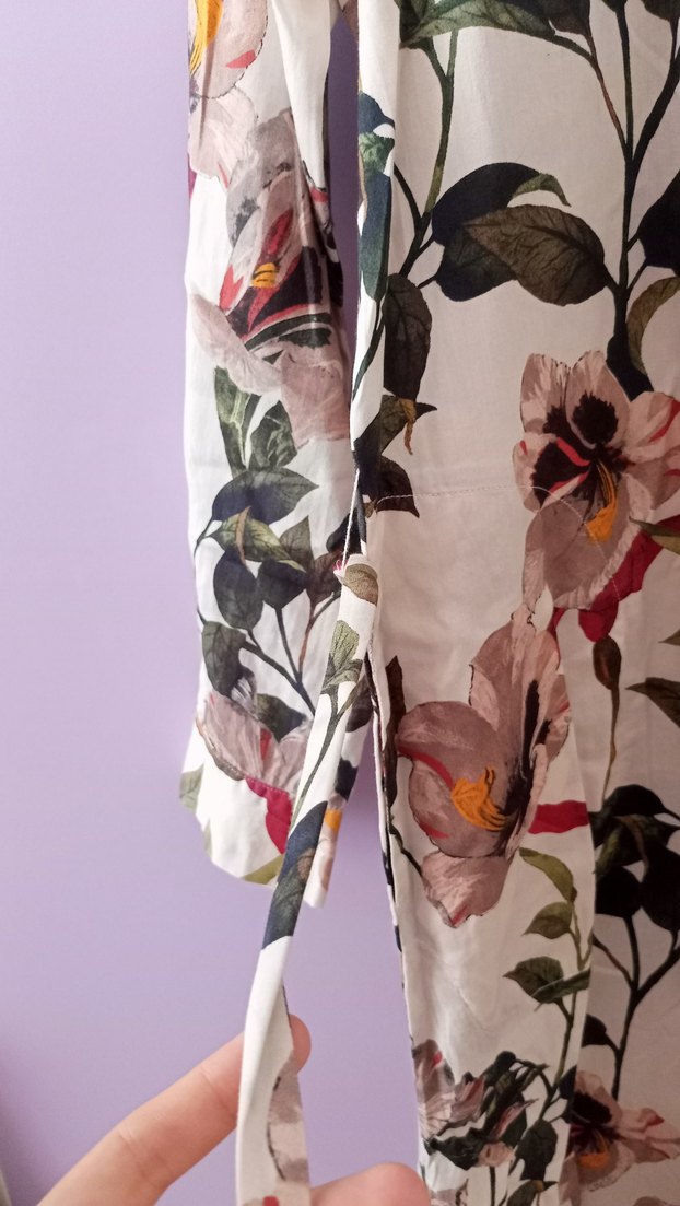 Çiçek Desenli Uzun Tunik - Görsel 5