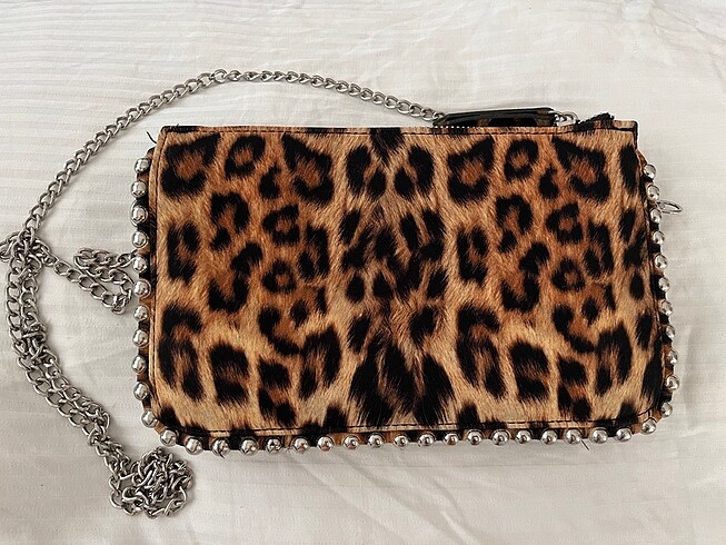 zara leopar çanta