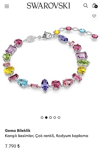 Swarovski Gema Bileklik