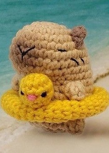 Capybara anahtarlık