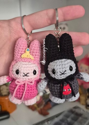 Diğer Bubblegum ve Marceline miffy anahtarlık