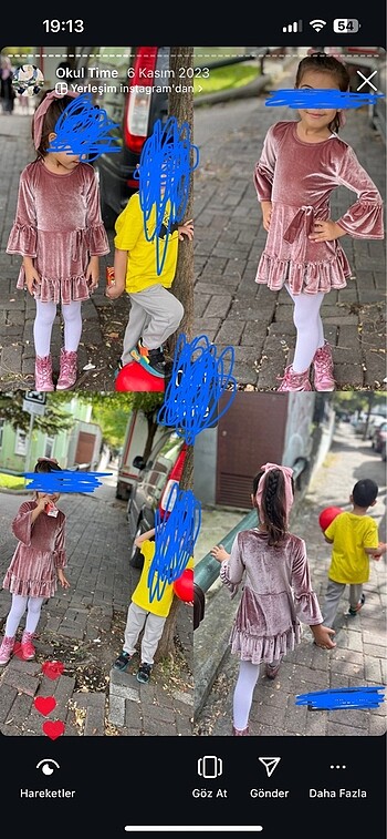 5 Yaş Beden pembe Renk 4. 5 yaş kadife elbise
