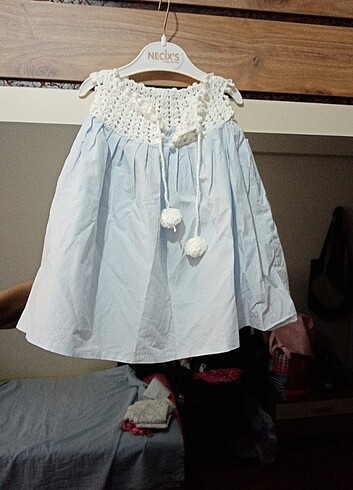 1,5 Yaş Beden Elbise ve pijama takımı 2 adet
