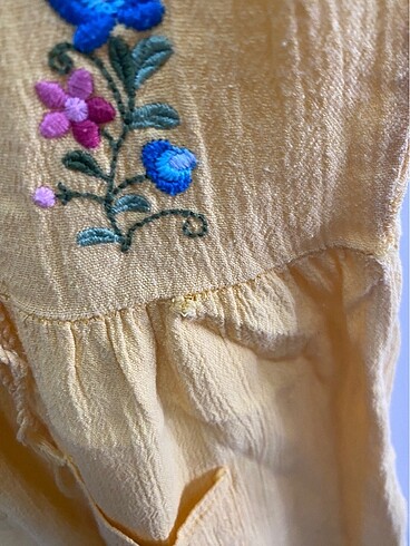 Kız çocuk şile bezi elbise - Görsel 2