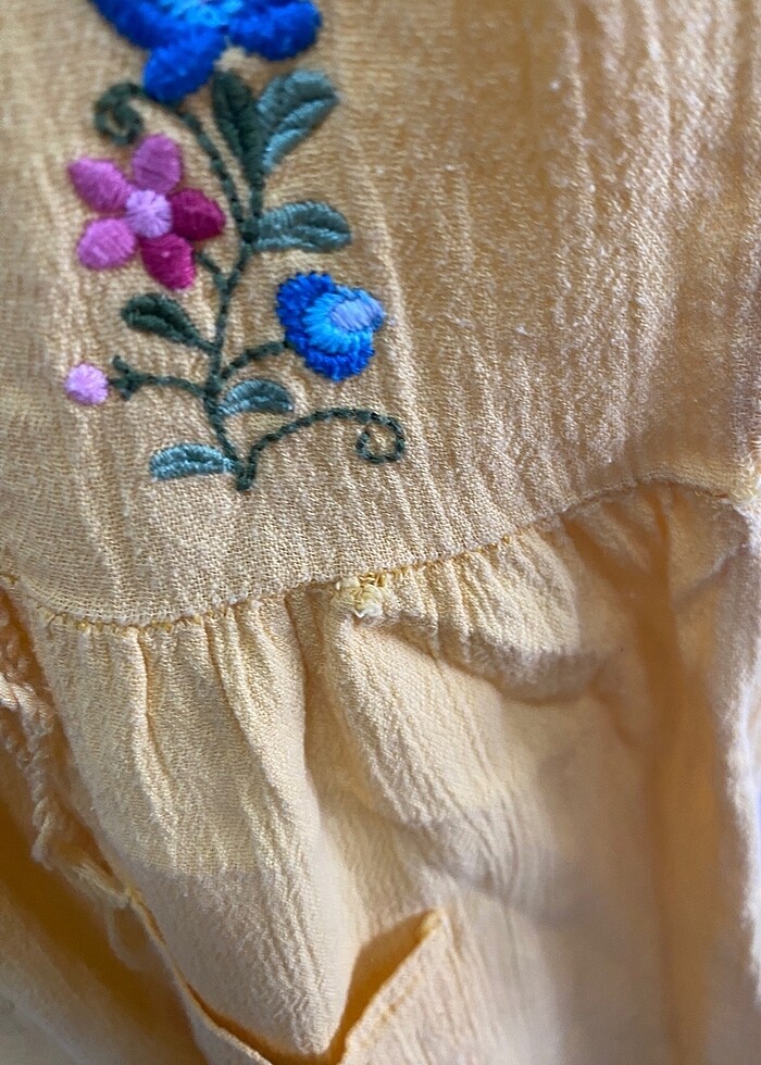 Kız çocuk şile bezi elbise - Görsel 2